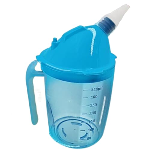 Coppe da sippy per adulti con versamento della paglia lunga e strozzatura da 350 ml pp tazza sippy anziani con beacher in scala alimentare in scala anziana Maternità dei pazienti con disabilità anz
