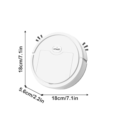 Robot Vacuum and Mop, Robot Vacuum Cleaner, Smart Automatic Sweeping, Multifunctional Structure, Compact & Mini Size, Quality Effecient Cleaning, Lazy-Friendly Cleaning Solution