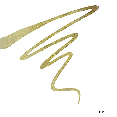 Delineador líquido Dermacol Metallic Chic Dorado miniatura 2