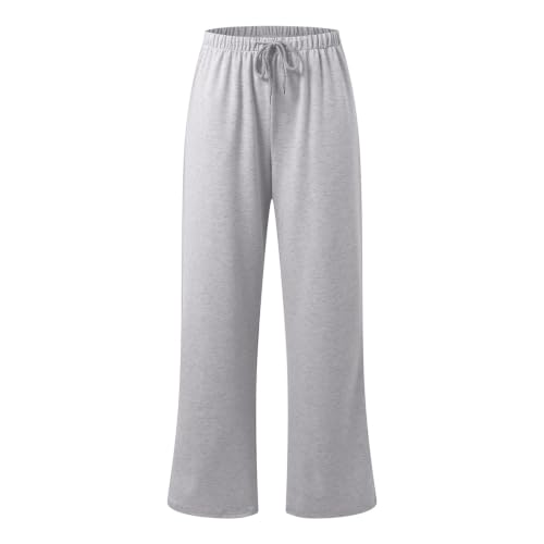 Wide Leg Sweatpants For Women Y2K Low Rise Baggy Sweat Track Pants - image 5