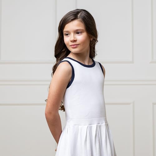 Image of Hope & Henry Girls' Milano Tipped Sweater Dress