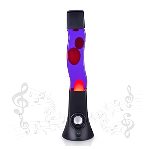 EDIER Lava Lamp - 16.5 Inch Lava Lamp with Bluetooth Speaker - R39 30W Bulb Lava Lamps for Adults Night Light for Home Office Decor Great Gift for Kids Women Girls Boys Birthday