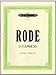 Produktbild Musikverlag C.F. Peters Ltd. & Co. KG 24 CAPRICEN - arrangiert für Violine [Noten/Sheetmusic] Komponist: RODE Pierre