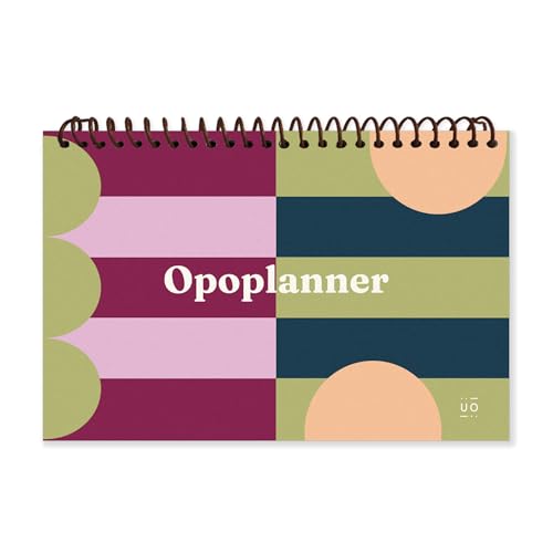 UO Organizador Semanal Planificador- Opoplanner. Días sin numerar, 60 páginas, papel de calidad 90gr, espacio creativo, notas, oposiciones, 280x180mm