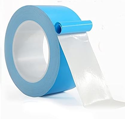 Adhesive Tape-Double Sided Transfer Heat Tape Thermal Conductive Adhesive Tape for PCB/CPU/LED Strip Light Heatsink 5mm/8mm/10mm/12mm/15mm/20m (Length : 25Meters, Width : 50mm)