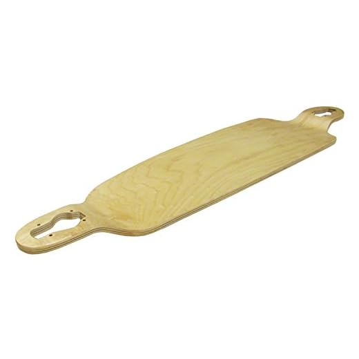Moose Drop Down/Through Longboard Deck - Double Drop - 9.75 x 39.75