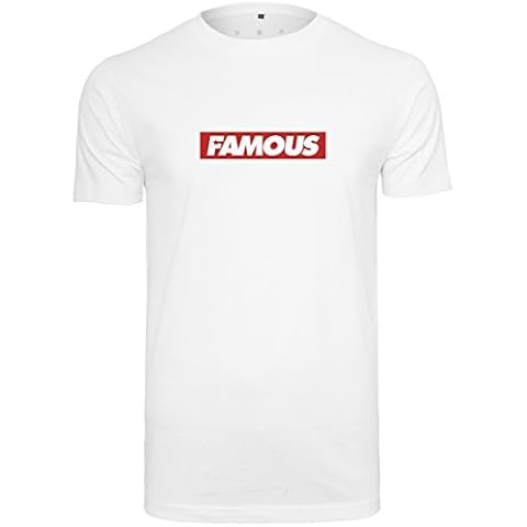 Famous Stars and Straps Men's Famous Box Logo T-Shirt, Mens, T-Shirt, FA037, White, XXL Cover
