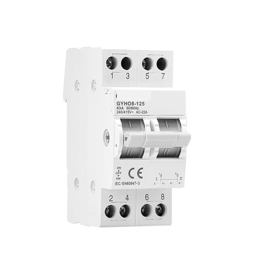 Interrupteur de conversion MTS 2P 63A idéal pour basculer sur groupe