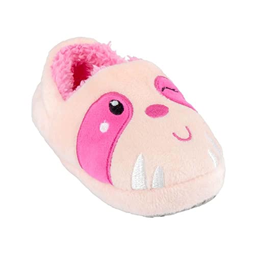 Pantufa Infantil Menina Preguiça Rosa Pimpolho-24-25