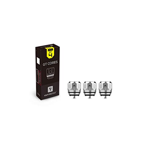 Vaporesso NRG mini réservoir GT4 bobines de remplacement, 3 en paquet (GT4 0.15OHM (30-70W)), Ce produit ne contient pas de nicotine ou de tabac - Image 3