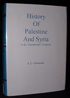 History of Palestine and Syria to the Macedonian Conquest 0837160340 Book Cover