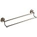Retro Latón Toalleros De Baño Varilla Doble, Longitud 55cm(21.65in) Montaje En Pared Toalleros De Baño Euro Acabado Cepillado Envejecido Toallero-A-55cm
