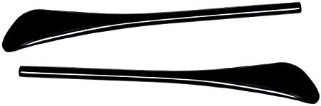 Miniatura 5 de Puntas de patillas de repuesto para Ray-Ban Aviator RB3025 3026 Kits de reparación de lentes de sol, negro, paño de lentes de sol (negro)