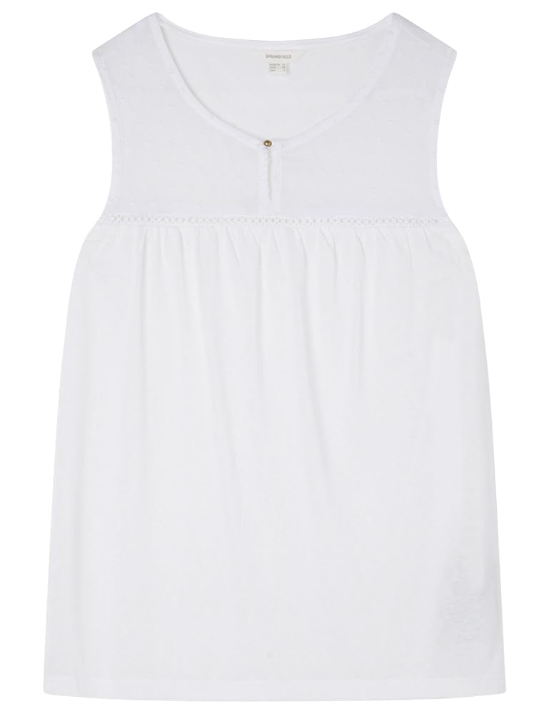 Springfield T-Shirt, White, S