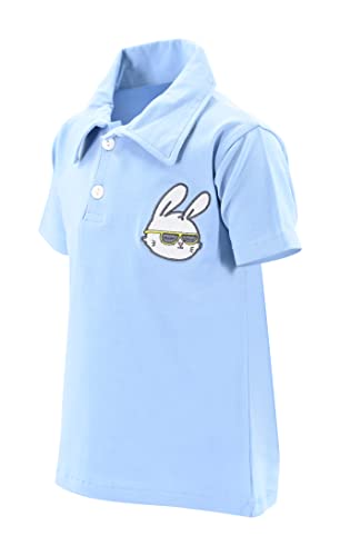 Image of Unique Baby Moisture Wicking Kids Polo Shirts for Toddler Boys Polo Shirt