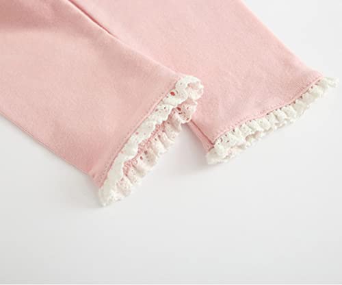 Toddler Children Kids Baby Girls Solid Ruffled Pants Leggings Trousers Clothes Outfits Girls Sports Clothes3