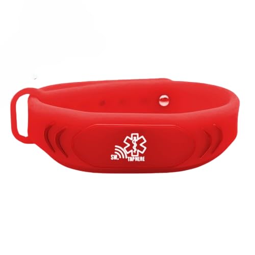 Image of Smart Bands for Kids if Lost, Child Safety ID Wristband for Autism, Autism Awareness Medical Alert Bracelet, Disney Accessories for Autism, Wristband Food Allergy, Food Allergy Awareness, QR code Bracelet for Kids