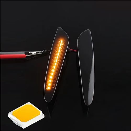 Intermitentes laterales LED ámbar para solucionar fallos en espejo Mercedes W211 4