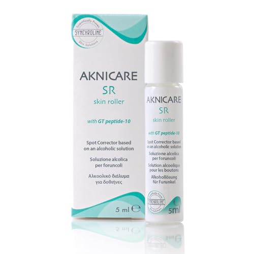 Synchroline – Aknicare Skin Roller 5 Ml Solución Alcohólica Dispositivo Médico para Lesiones Acneicas Localizadas y Forúnculos con Acción Rápida, Made In Italy