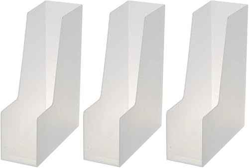 YBM HOME Organizador vertical para archivos, diseño frontal abierto para un fácil acceso a archivos, documentos y revistas, ideal para oficina en