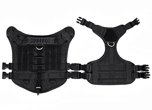 Doggiekit 16541 Tactical Dog Harness For Medium Large Dogs No Pull, Military Dog Harness With Handle,Service Dog Vest thumb #1