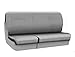 Coverking Rear Custom Fit Seat Cover for Select Ford F-250 Models - Ballistic (Gray)