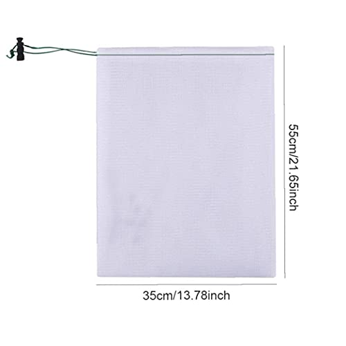 Sac à piscine Fine Sac à piscine Aquarium Piscine de piscine de piscine avec cordon de verrouillage de S 3PCS Outils de nettoyage de piscine - Image 6