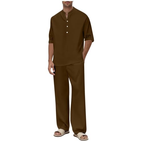 Combinaison de loisirs 2 pièces respirante pour homme avec t-shirt anti-transpiration et coupe ample