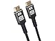 PremiumCord 8K Ultra High Speed ​​HDMI 2.1 Kabel M/M 48Gbps mit Ethernet, Videoauflösung 8K@60Hz, Deep Color, 3D, EDID, ARC, HDR, 3x geschirmt, Textilkabel Geflecht, Vergoldet, Länge 9m
