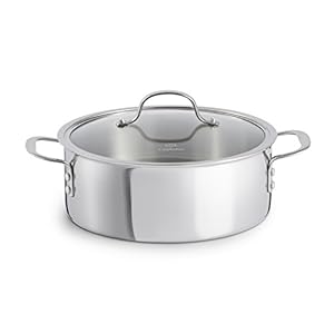 Calphalon Tri-Ply Stainless Steel Cookware, Dutch Oven, 5-quart