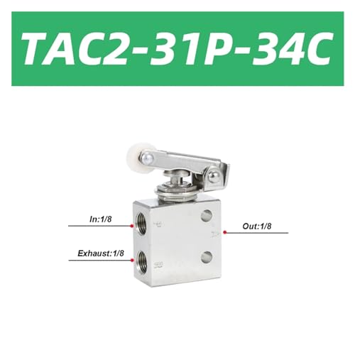Vanne manuelle pneumatique TAC2-31P-34C bouton de commande d'air - 3