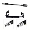 Sawhamale Guitar Microphone Clip Mount Holder with 3 Pin 4 Pin XLR Mic for Acoustic Guitar Performance Live Broadcast Black(D) #4