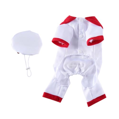 Disfraz para perro talla XL color blanco