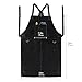 Leather Welding Apron - Heat & Flame Resistant Blacksmith Apron for Forging, BBQ, Grilling (36
