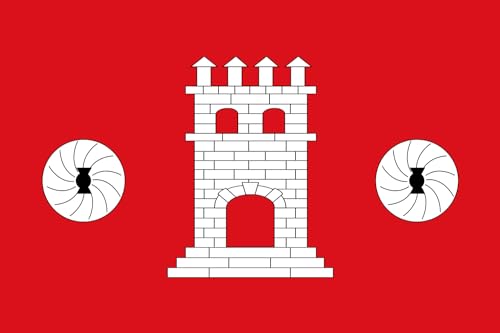 magFlags Bandera Large Bellaguarda, Lérida, España | bandera horizontal | 1.35m² | 90x150cm