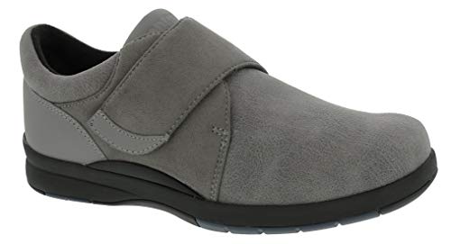 Drew Woman Moonwalk 14100 Grey/Stretch/Leather Leather/Mesh 11 XX-Wide (4E) US