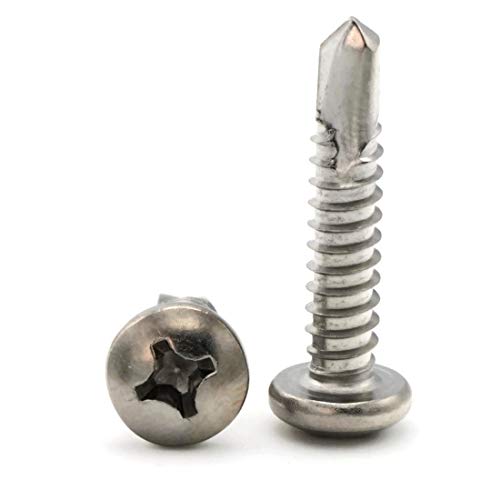 Tornillo autorroscante acero inoxidable #6 x 3/8" Phillips miniatura 3