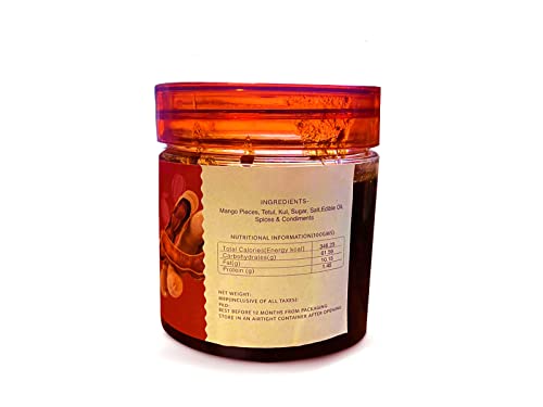 KVD Collection Bangla Premium Tok Jhal Misti Achar 250g, Spicy Sour Sweet Mango Pickle With Mustard Oil & Spices, Helps to Your Digestive System, Great Addition to Your Diet