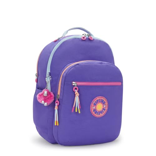 Image of Kipling Women's Seoul Extra Large Bts 17 inch Laptop Backpack, Durable, Roomy with Padded Shoulder Straps, Built-In Protective Sleeve