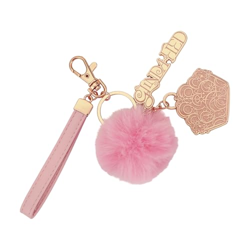 Bioworld Wicked Glinda Crown and Pom Keychain