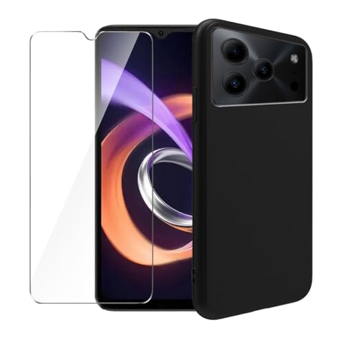 WDMYLFTW Doogee Note 56pP[X + KXXN[veN^[ tB - VR \tg tLVu op[ ϏՌ TPU یJo[VF (ubN)