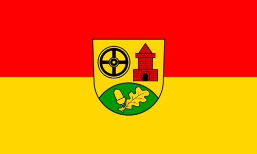 Drapeau Large Ölbronn-Dürrn grand format horizontal pour mât extérieur - 2
