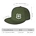 Generic The Us Forest Service Cap for Men Women Fashion Trucker Hat Adjustable Flat Bill Visor Golf Cap Moss Green