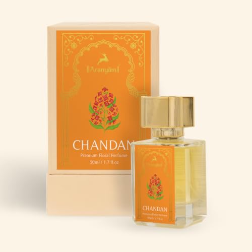 Image of Aranyam Natural Sandal Perfume Intense Unisex Parfum with Long-Lasting Chandan (Sandalwood) Fragrance For Men & Women | Luxury Woody and Oriental Scent | Perfect New Year Gift