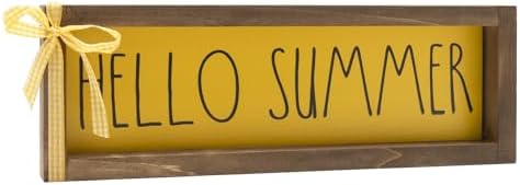 Summer Decorations For Home Hello Summer Wooden Sign Wall Table C...