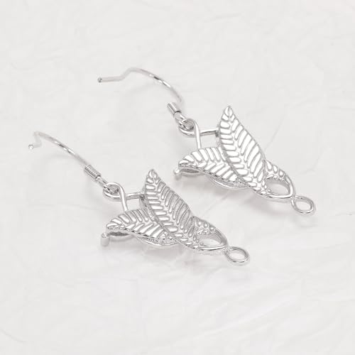 925 Sterling Silver Lord of the Rings Earrings, LOTR Arwen Evenstar Drop Dangle Earrings, Hobbit Jewelry Gift for Women, 1.42x0.47 Inches4