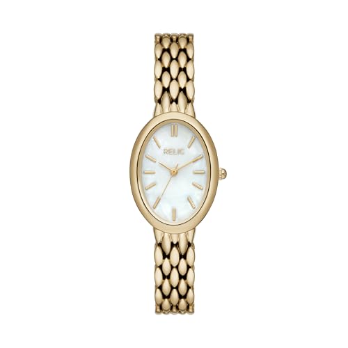 Fossil Relic Women's Avery Three-Hand Gold-Tone Alloy Watch (ZR37313)
