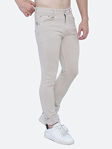Image of Strechable Denim Regular Fit Mid Waist Light Weight Soft Feel Stretchable Denim Jeans Pant for Men