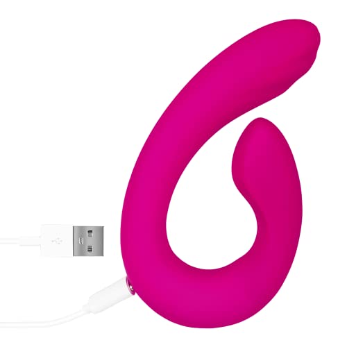 EIS, vibrator, oplaadbare siliconen Rabbit, 14 cm, waterdicht, huidvriendelijke siliconen - Afbeelding 7
