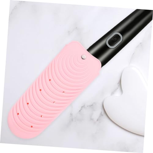 Uonlytech 2pcs Non-Slip Heat Insulation Mat Protective Cover for Hair Curlers and Flat Irons for Safe Storage and Organization miniatura 3